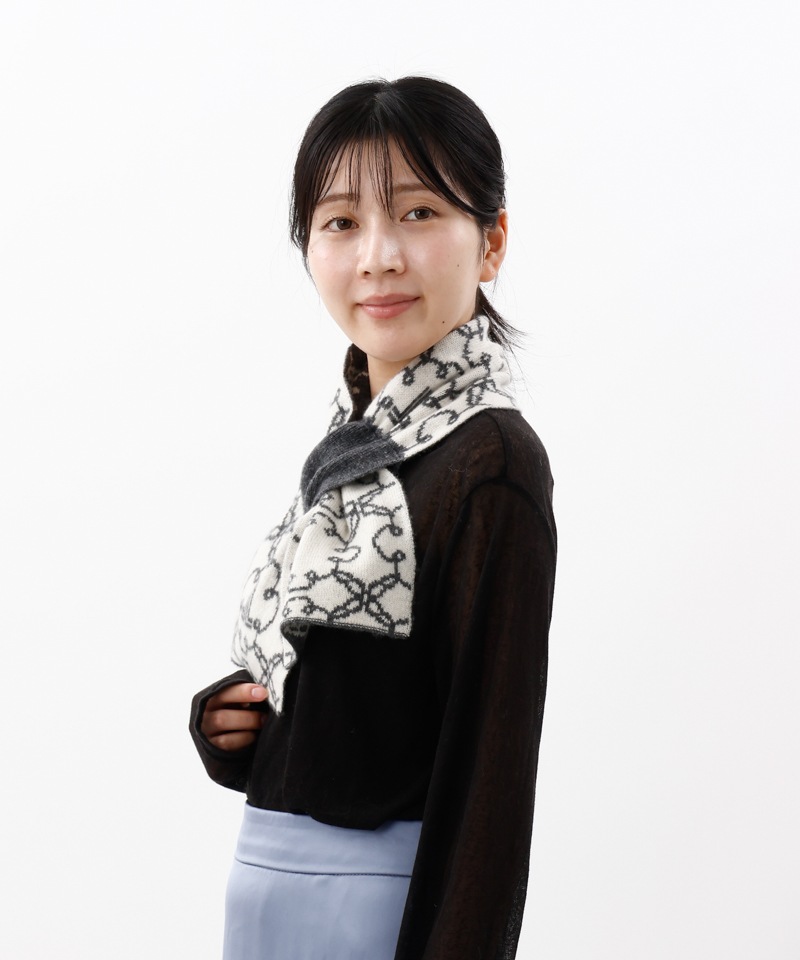 【 LANVIN COLLECTION 】カシミヤ１００％マフラー LANVIN COLLECTION（ランバン コレクション） カシミヤ100