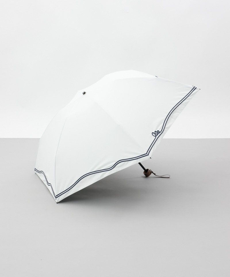【 BLAO（ブラオ）】最強級遮熱サマーシールド　コード刺しゅう晴雨兼用傘(折りたたみ)