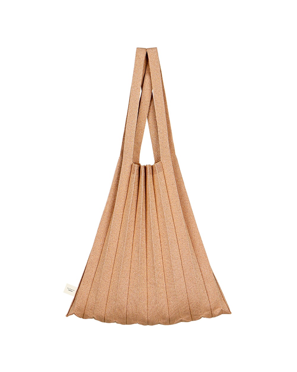 PLEATS MAMA 正規品関税込み TOTE BAG GLITTER BROWN Tote Bag Glitter Brown : PLEATSMAMA: Sustainable Knit Pleats Bag