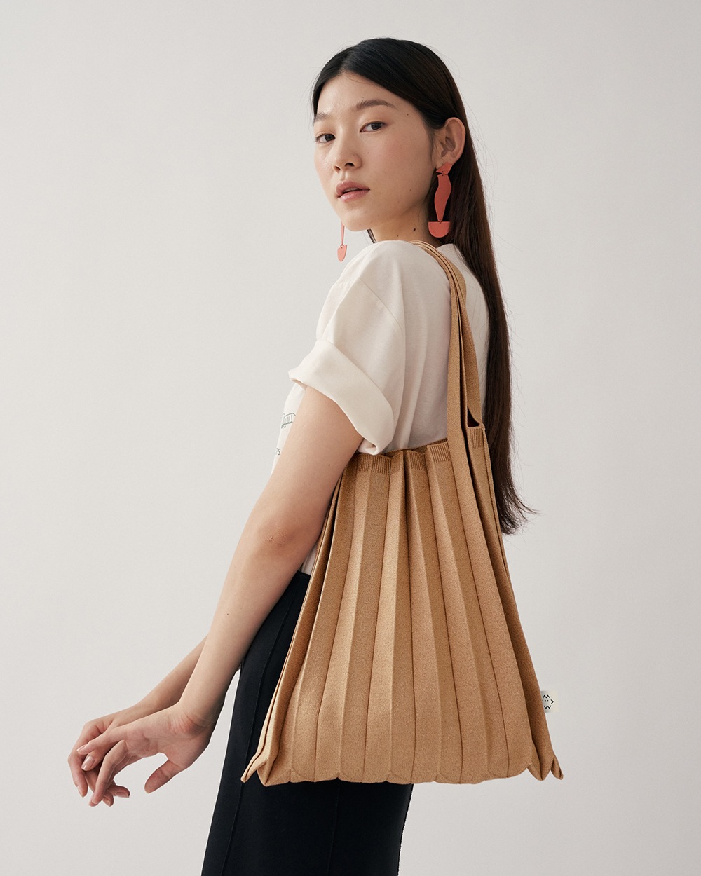 PLEATS MAMA 正規品関税込み STUDIO BAG MOCHA PLEATS MAMA(プリーツママ)のレディース バッグ・カバン 人気