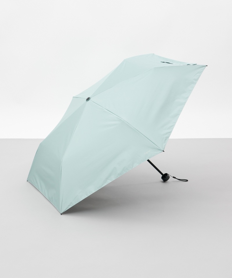 【Ungrid（アングリッド）】無地ロゴワンポイントプリント晴雨兼用傘（折りたたみ）