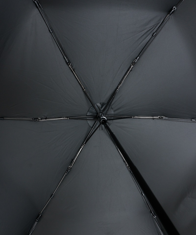 【Ungrid（アングリッド）】無地ロゴワンポイントプリント晴雨兼用傘（折りたたみ）
