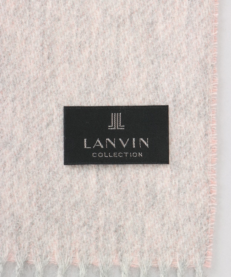 LANVIN COLLECTION（ランバン コレクション） 】カシミヤ100%無地