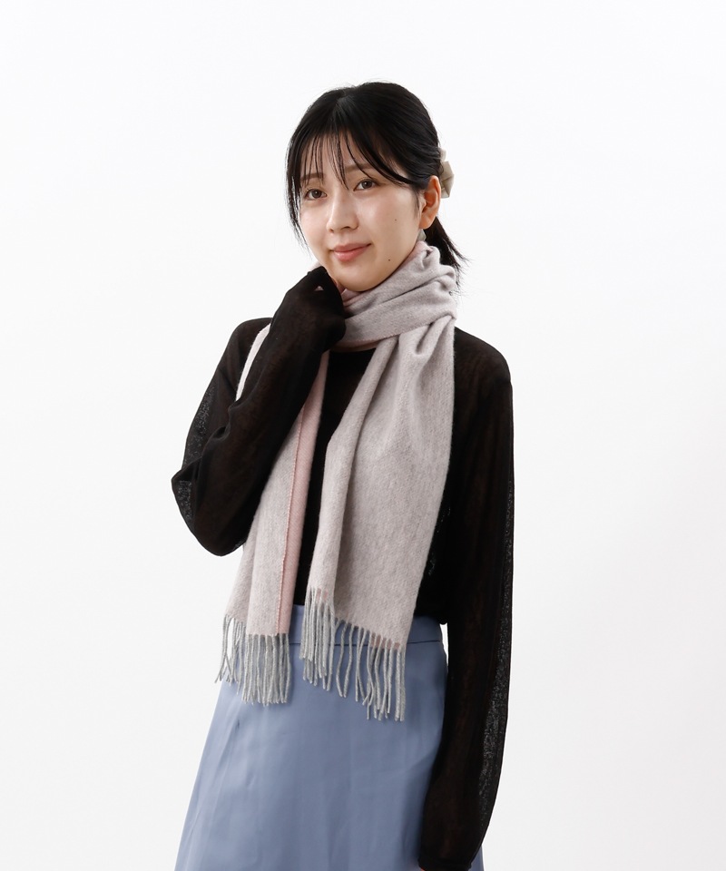 LANVIN COLLECTION（ランバン コレクション） 】カシミヤ100%無地