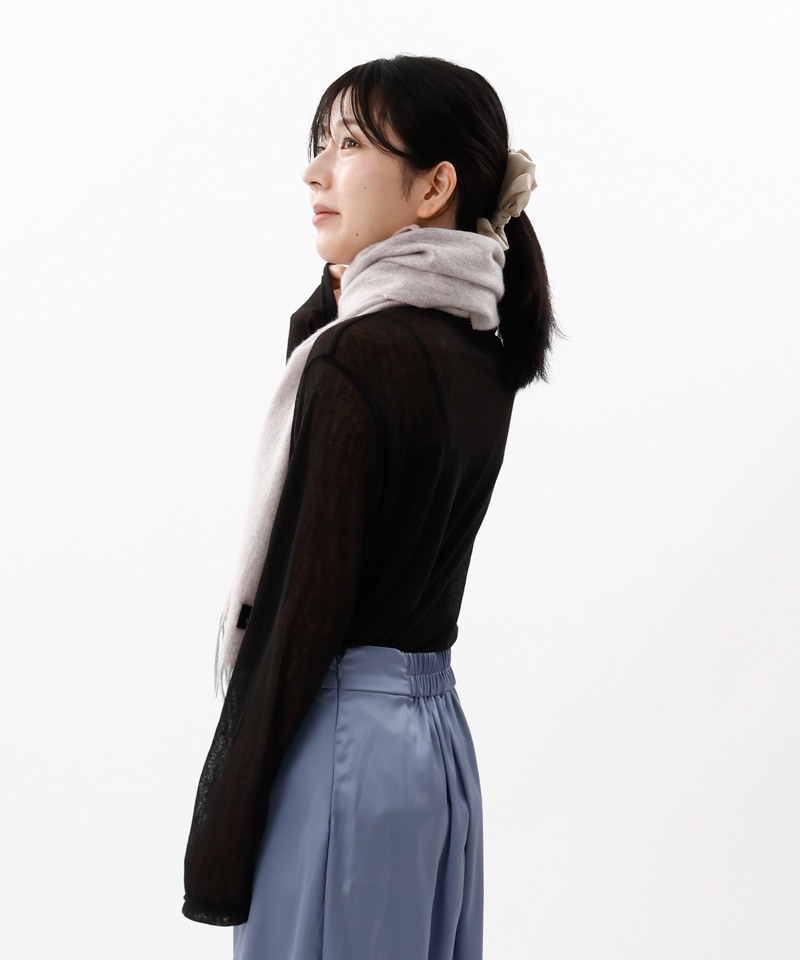 LANVIN COLLECTION（ランバン コレクション） 】カシミヤ100%無地