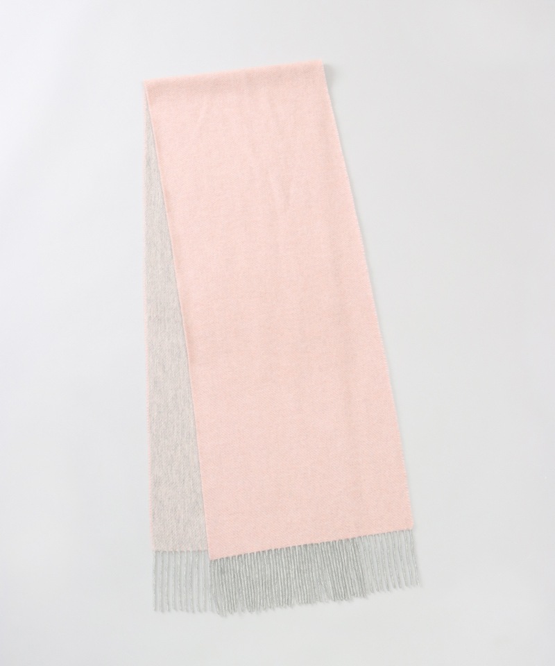 ランバン新品未使用カシミヤ100%リバーシブルスヌード洗えるカシミヤ LANVIN COLLECTION（ランバン コレクション） 】カシミヤ100%無地