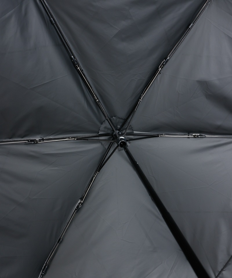 【Ungrid（アングリッド）】切継ぎロゴプリント晴雨兼用傘（折りたたみ）