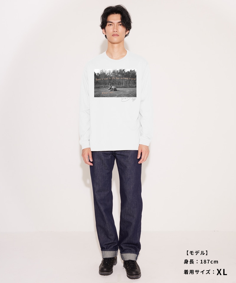 【 momiji  】 Long sleeve T the Unknown Great White