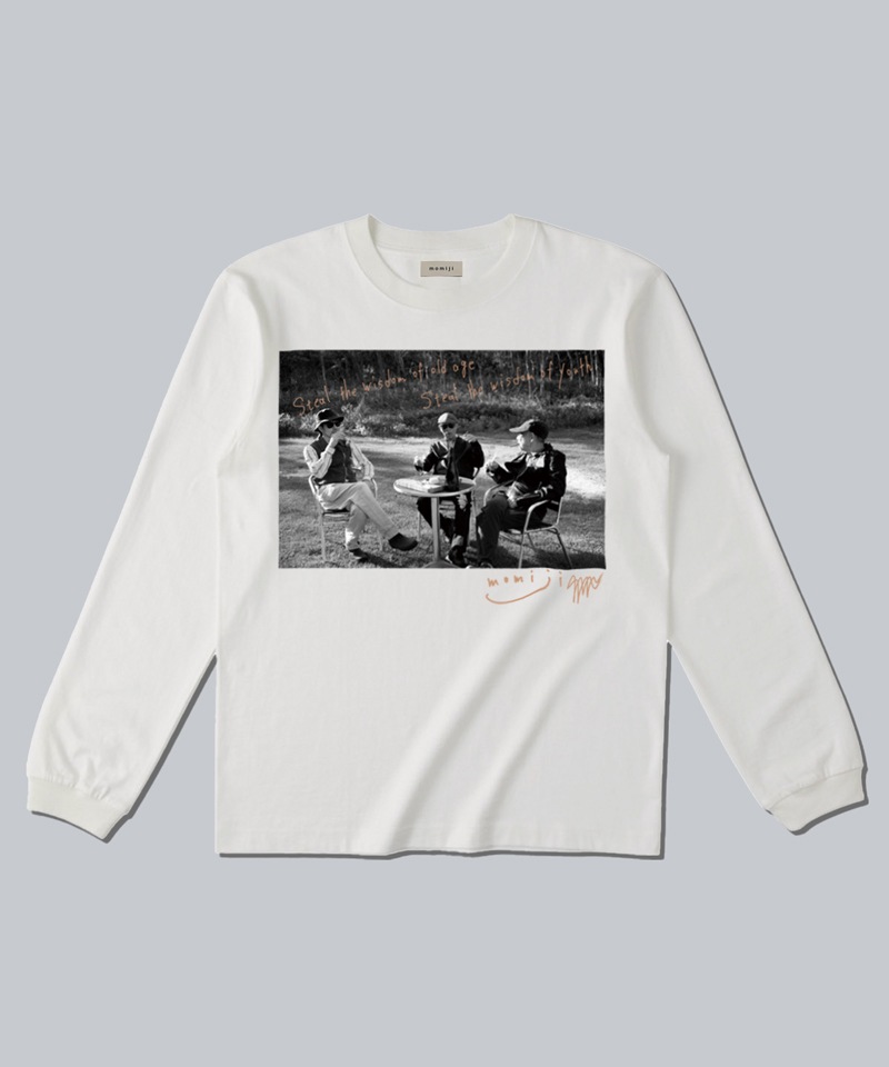 【 momiji  】 Long sleeve T the Unknown Great White