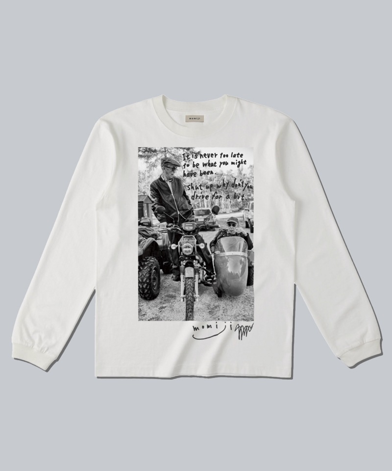 【 momiji  】 Long sleeve T the Unknown Great White