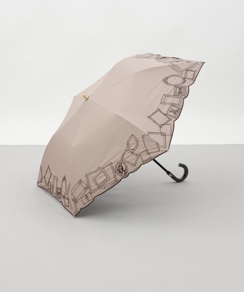 Beaurance （ビューランス）】サマーシールド 額縁刺しゅう晴雨兼用