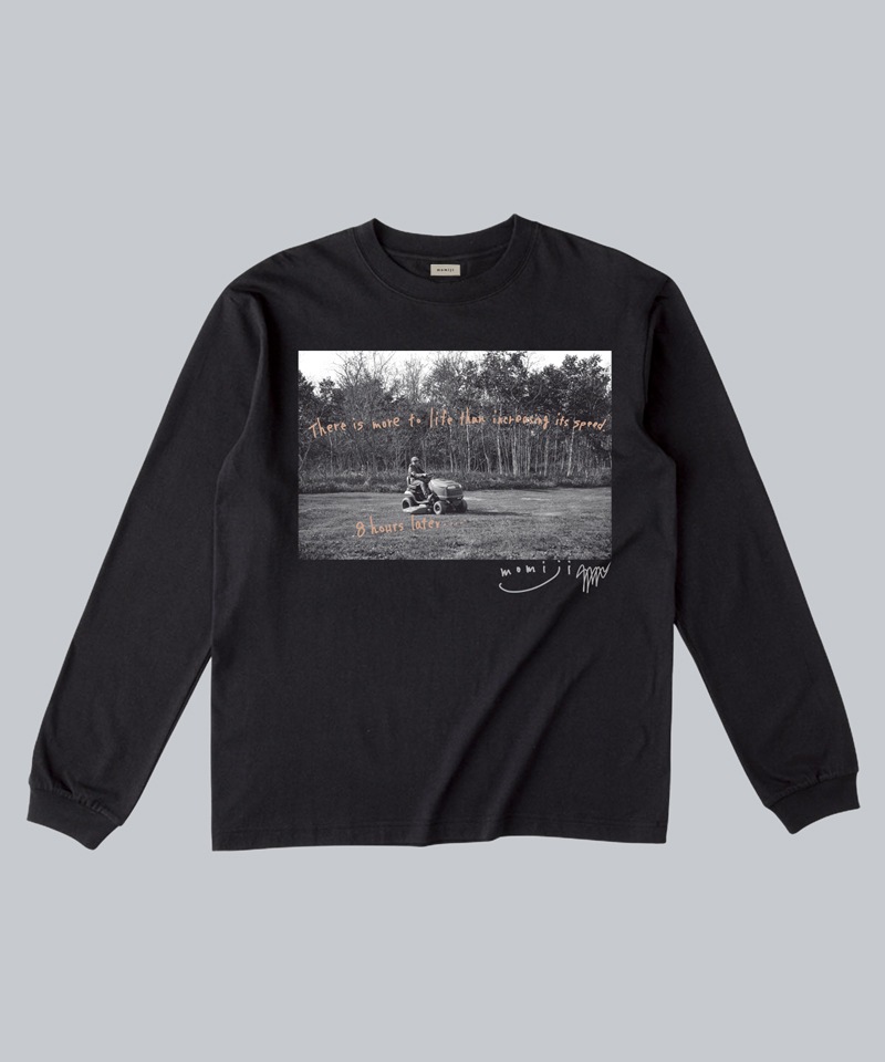 momiji 】 Long sleeve T the Unknown Great Blackモミジ
