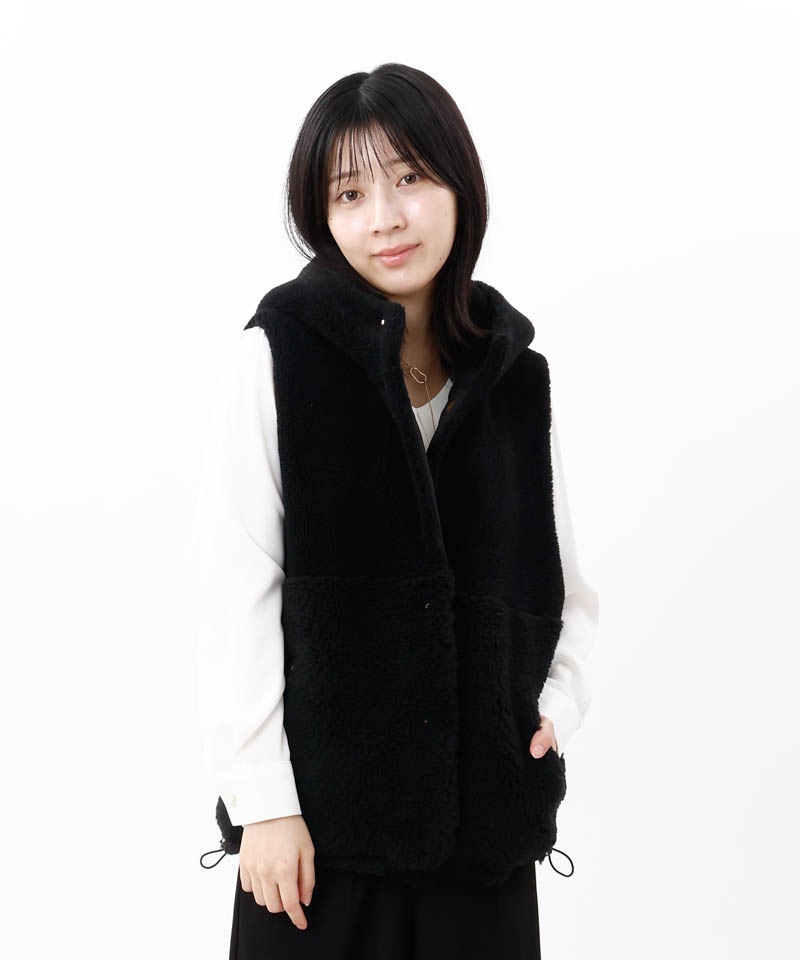 otona MUSE 12月号掲載【 Beaurance （ビューランス）】フード付きボア