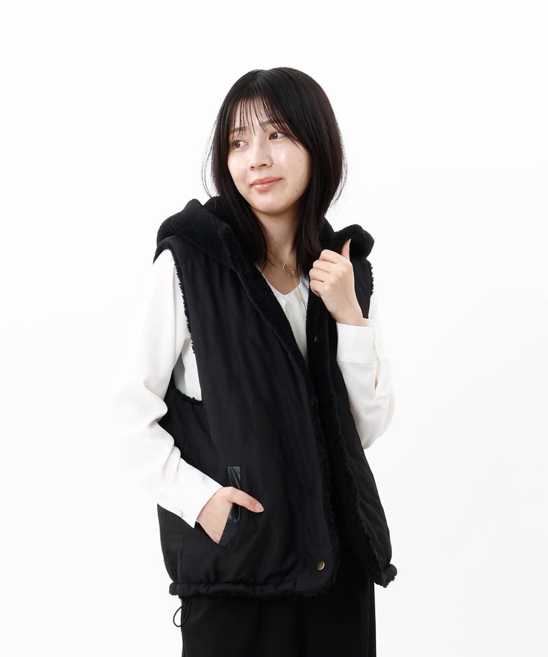 otona MUSE 12月号掲載【 Beaurance （ビューランス）】フード付きボア