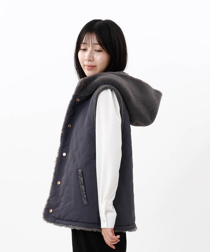 otona MUSE 12月号掲載【 Beaurance （ビューランス）】フード付きボア