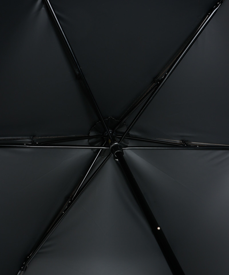 【 Beaurance （ビューランス）】サマーシールド　鍵穴ボーラー刺しゅう晴雨兼用パラソル（折りたたみ）