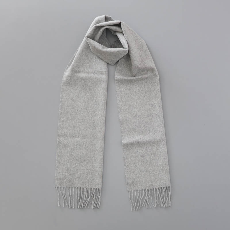 【Johnstons of Elgin（ジョンストンズ オブ エルガン）】 カシミヤ100％起毛無地マフラー