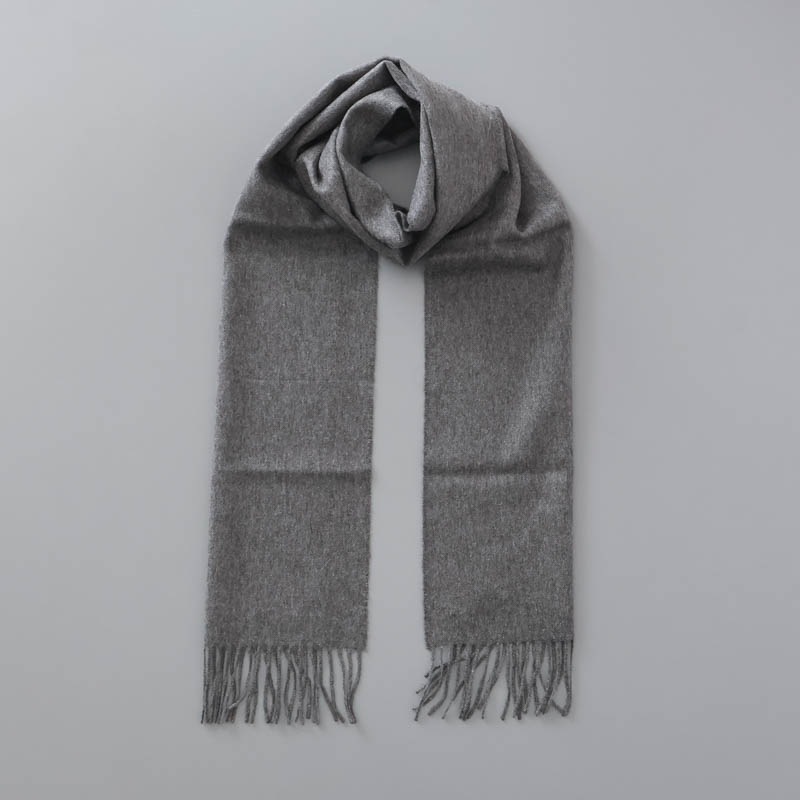 【Johnstons of Elgin（ジョンストンズ オブ エルガン）】 カシミヤ100％起毛無地マフラー