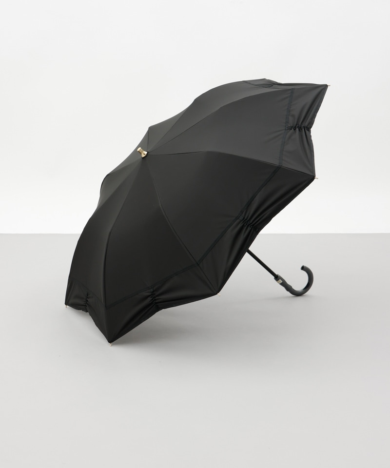 【 Beaurance （ビューランス）】サマーシールド　シャーリング加工晴雨兼用パラソル（折りたたみ）