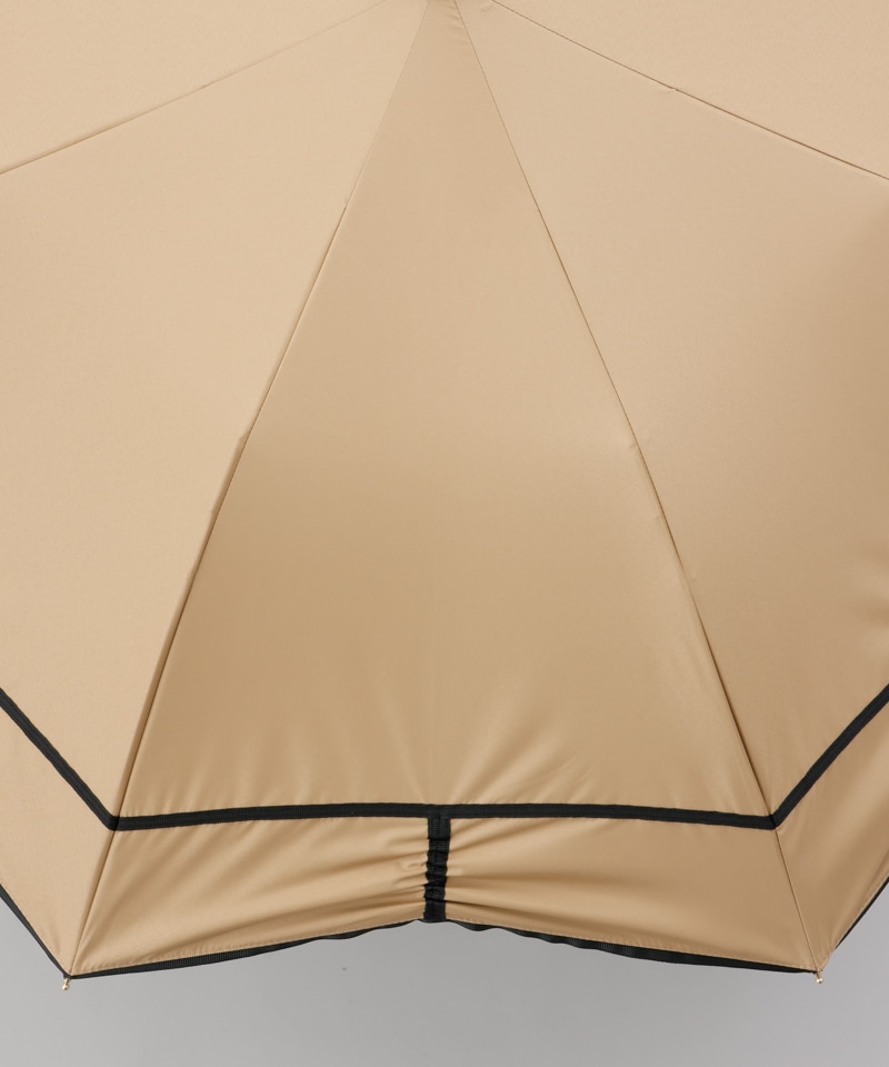 【 Beaurance （ビューランス）】サマーシールド　シャーリング加工晴雨兼用パラソル（折りたたみ）