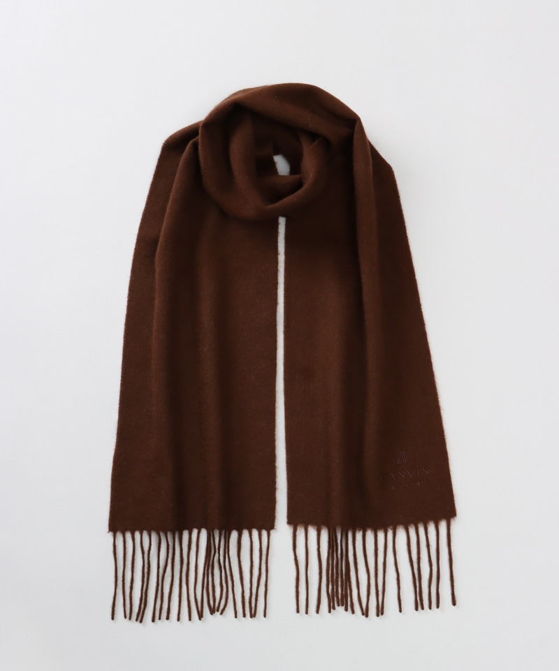 LANVIN COLLECTION（ランバン コレクション） 】 カシミヤ 無地プチ