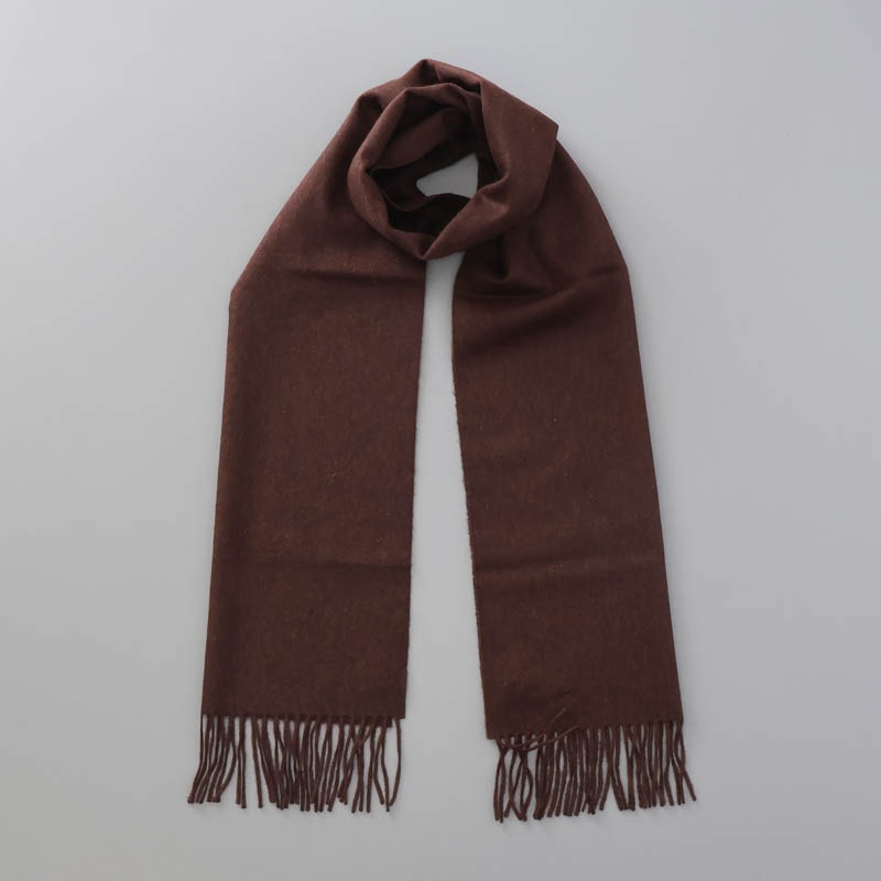 【Johnstons of Elgin（ジョンストンズ オブ エルガン）】 カシミヤ100％起毛無地マフラー