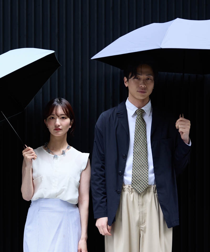 BLAO（ブラオ）】最強級遮熱サマーシールド 無地晴雨兼用傘(折りたたみ