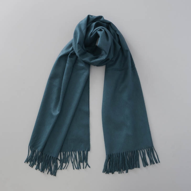 【Johnstons of Elgin（ジョンストンズ オブ エルガン）】 カシミヤ100％起毛無地ストール