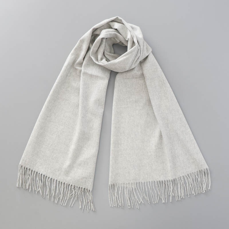 【Johnstons of Elgin（ジョンストンズ オブ エルガン）】 カシミヤ100％起毛無地ストール