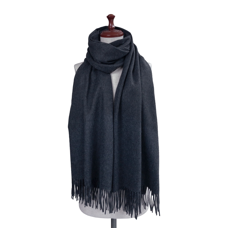 【Johnstons of Elgin（ジョンストンズ オブ エルガン）】 カシミヤ100％起毛無地ストール