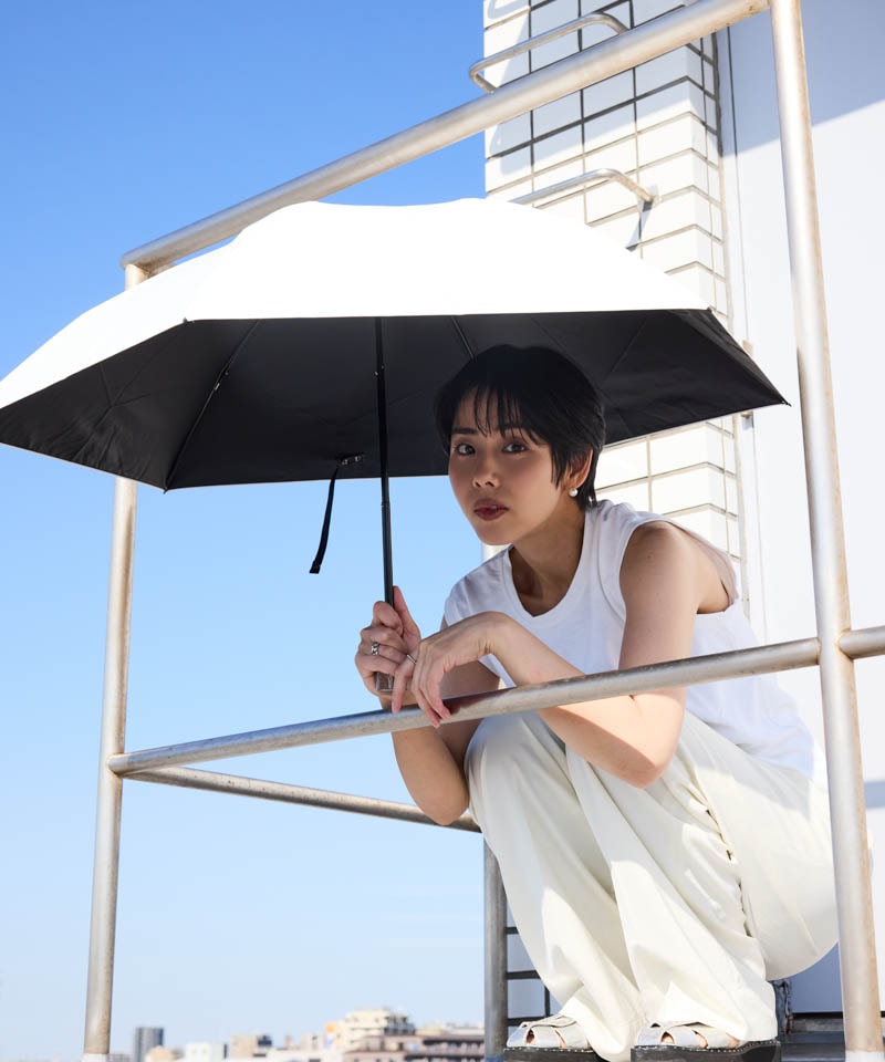 サマーシールド 晴雨兼用日傘 ブラオ 折りたたみ傘 BLAO(ブラオ)】最強級遮熱 無地晴雨兼用傘(折りたたみ傘)東レ