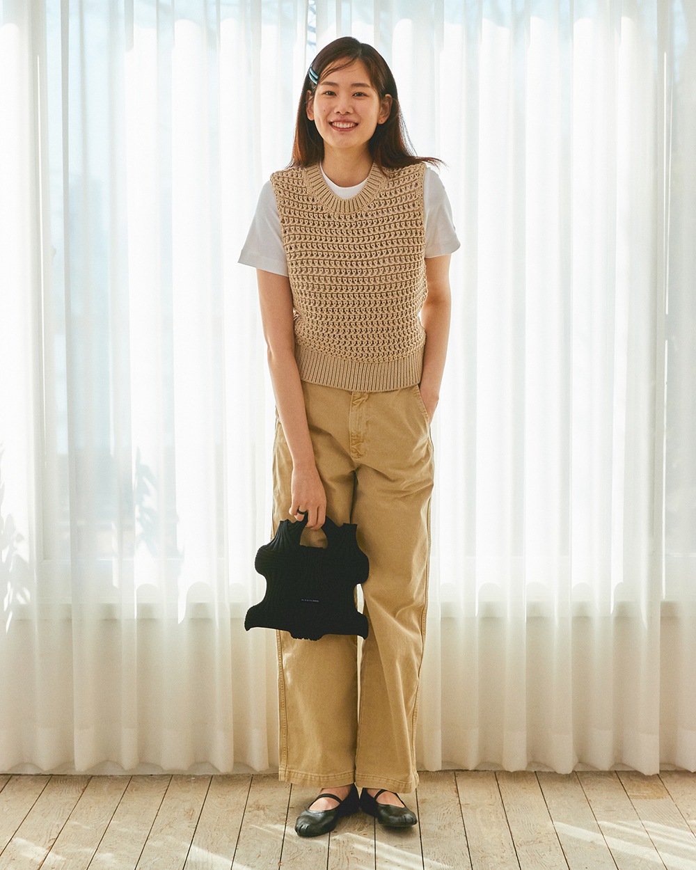 【PLEATS MAMA(プリーツママ)】BOW BAG ボウバッグ