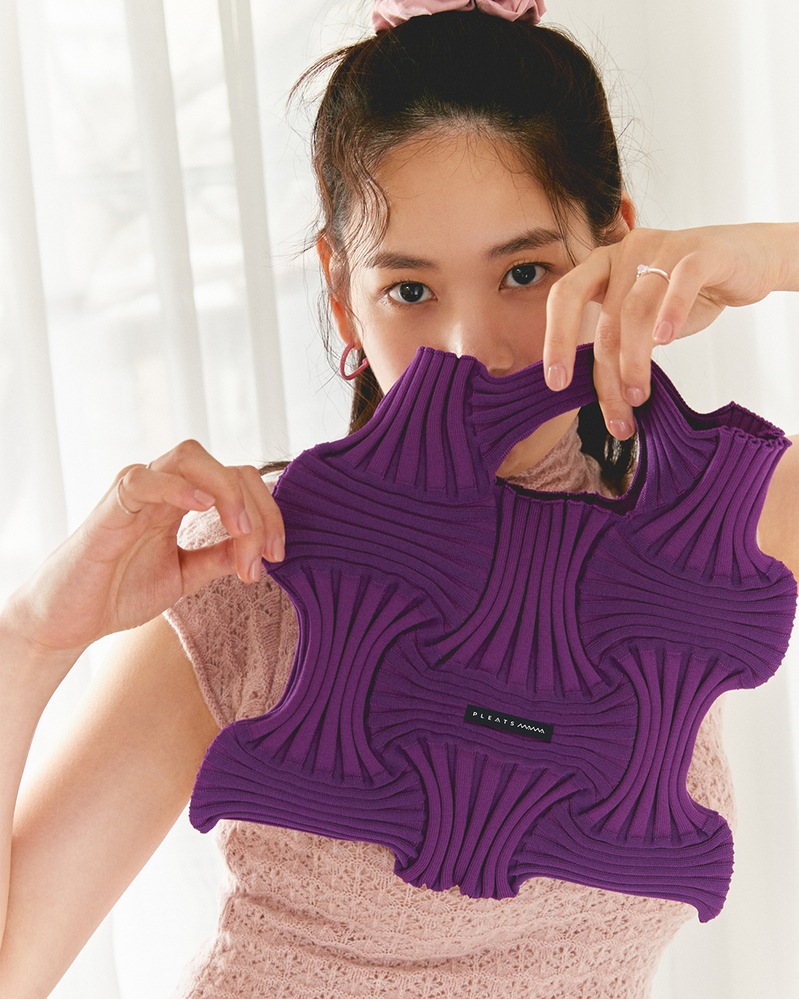 【PLEATS MAMA(プリーツママ)】BOW BAG ボウバッグ