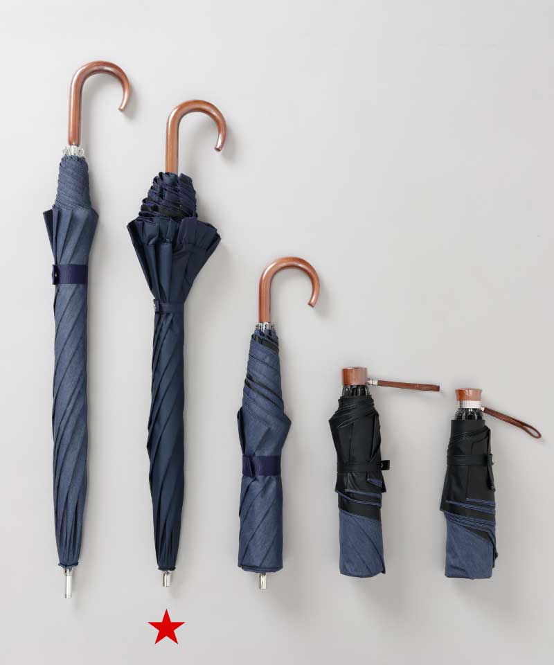 【 Beaurance （ビューランス）】サマーシールド　プリント額縁柄　晴雨兼用傘（長傘）