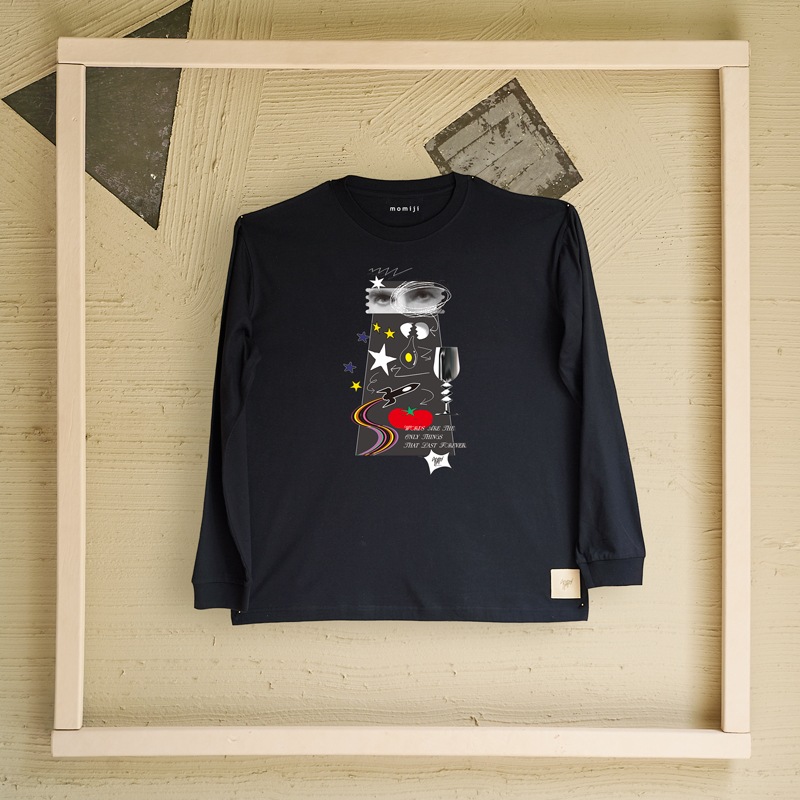 【 momiji 】 Long sleeve T the Art -wordchain-