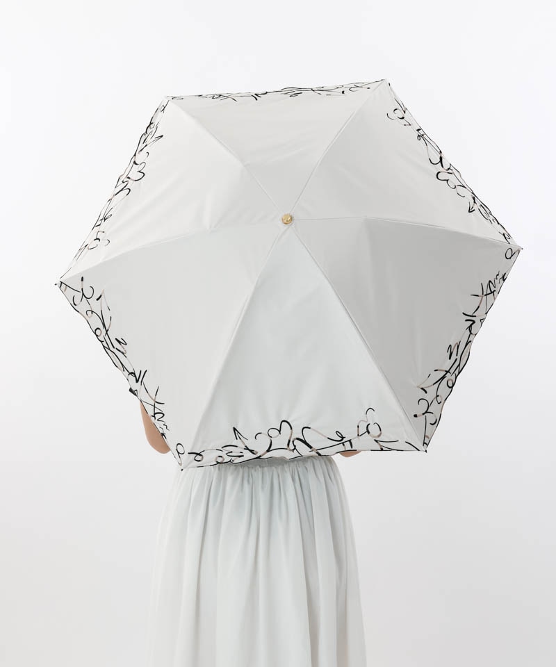 ビューランス新品 晴雨兼用傘 日傘 /折りたたみ / サマーシールド No.9 Beaurance (ビューランス)】アストロロジー刺繍晴雨兼用