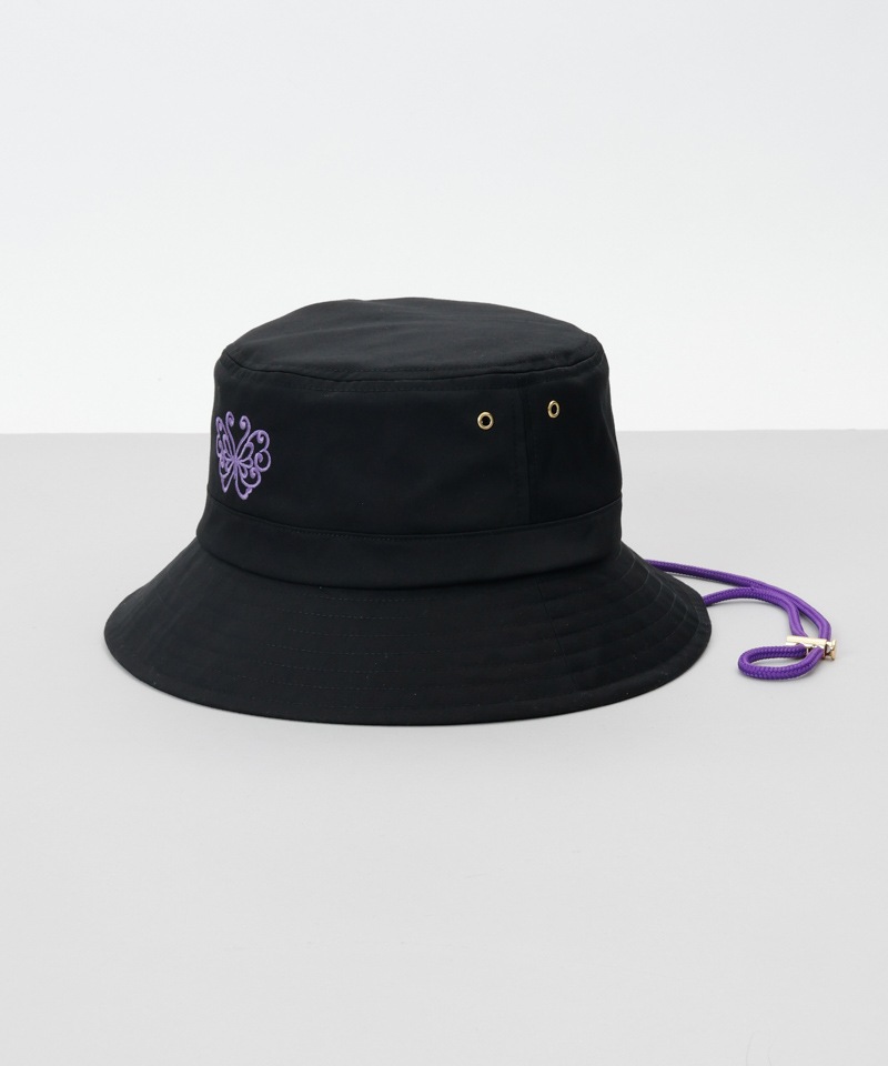 【 ANNA SUI（アナ スイ）】バタフライ刺しゅうバケットハット