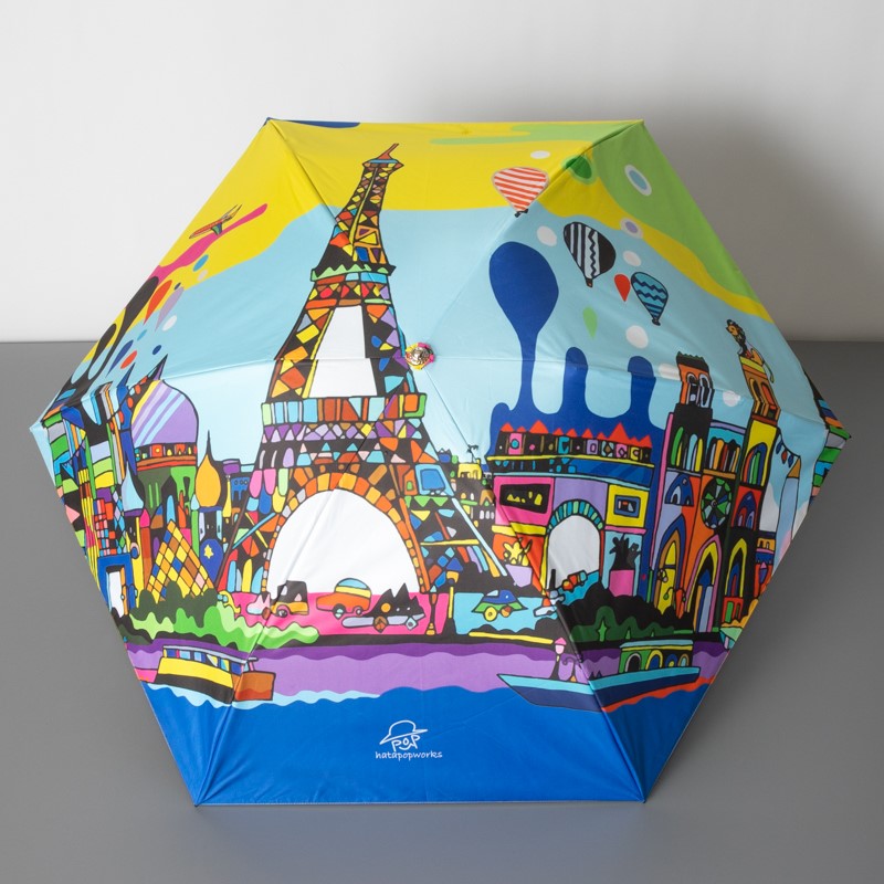 【 クリエイターズ コラボ 】ハタヤマ マサオ（晴雨兼用傘） 受注生産品