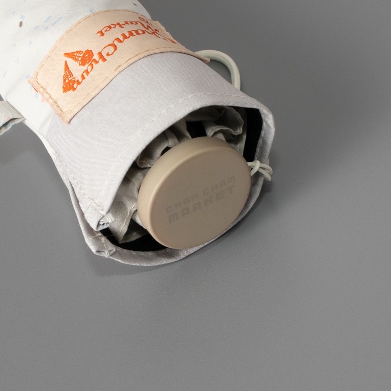 【 CHAMCHAM MARKET（チャムチャムマーケット）】 雨傘（折りたたみ・ミニ）