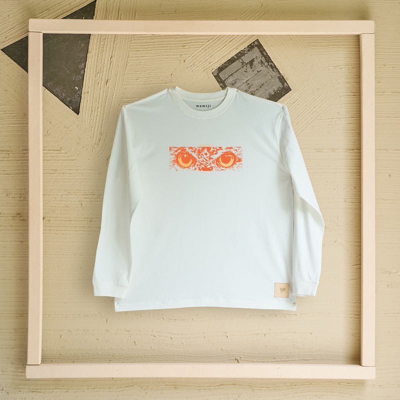【 momiji 】 Long sleeve T the Art -幸運を告げるフクロウ-