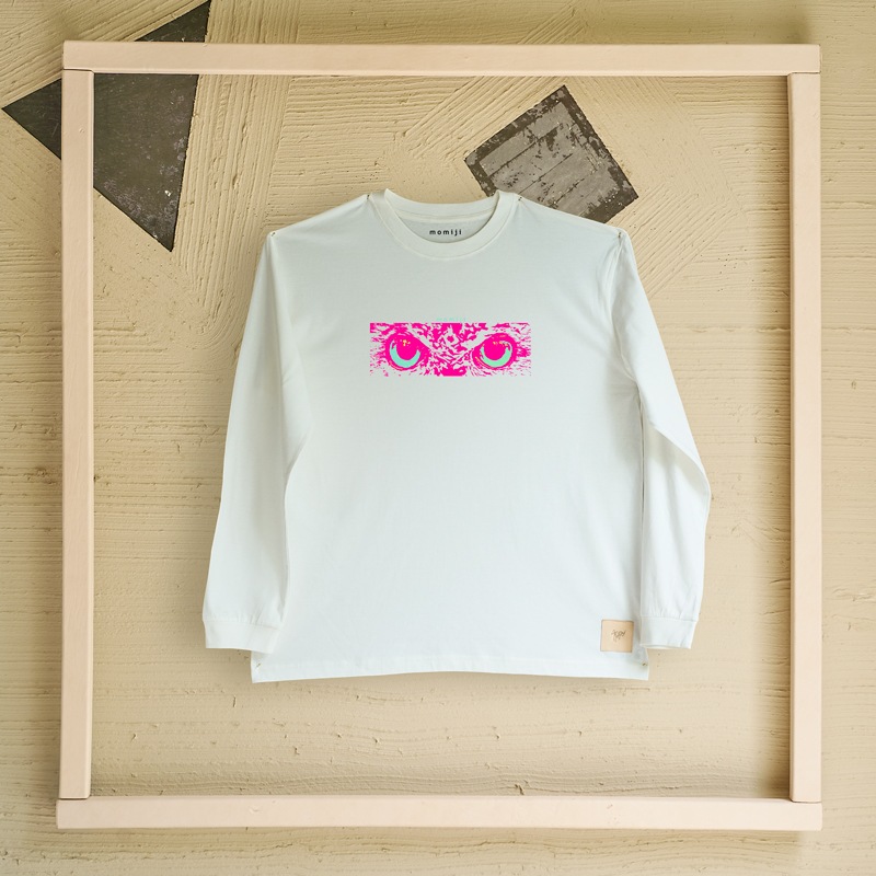 【 momiji 】 Long sleeve T the Art -幸運を告げるフクロウ-