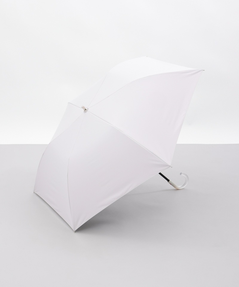 【WEB限定】サマーシールド　無地晴雨兼用傘（折りたたみ・トップフラット）