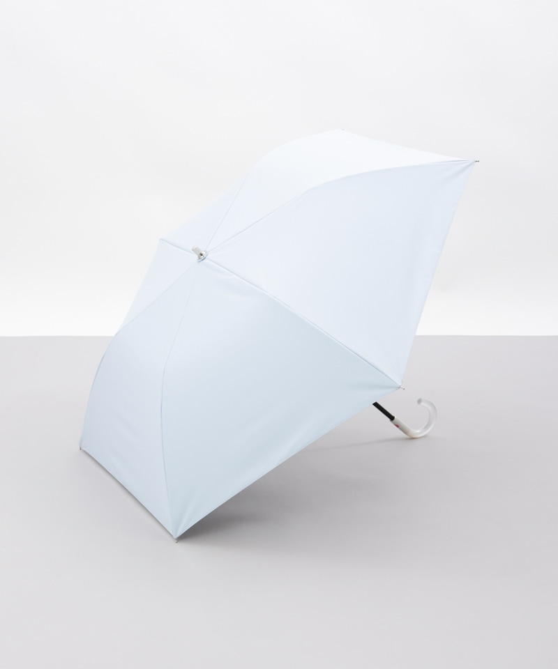 【WEB限定】サマーシールド　無地晴雨兼用傘（折りたたみ・トップフラット）