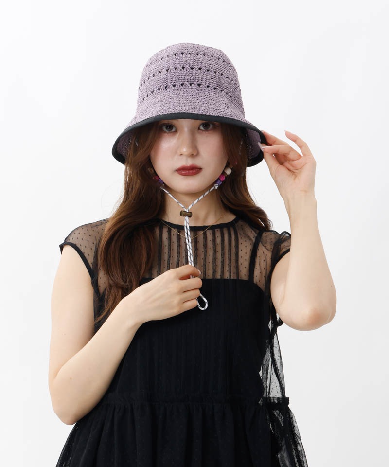 【 ANNA SUI（アナ スイ）】ペーパーボンネットハット