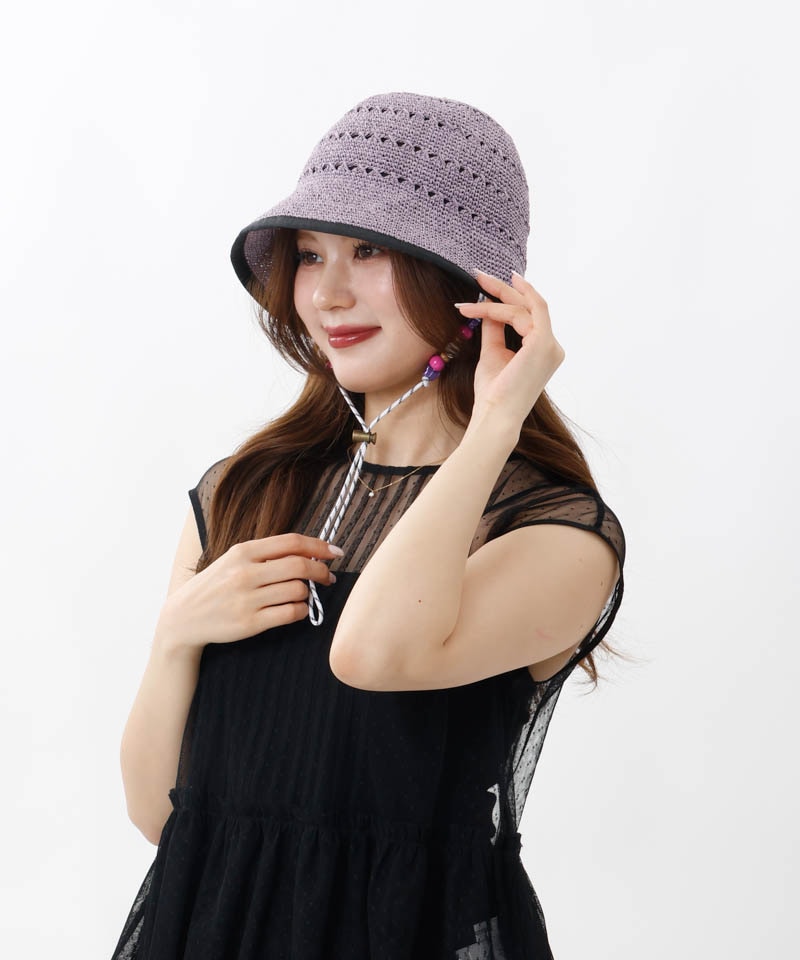【 ANNA SUI（アナ スイ）】ペーパーボンネットハット