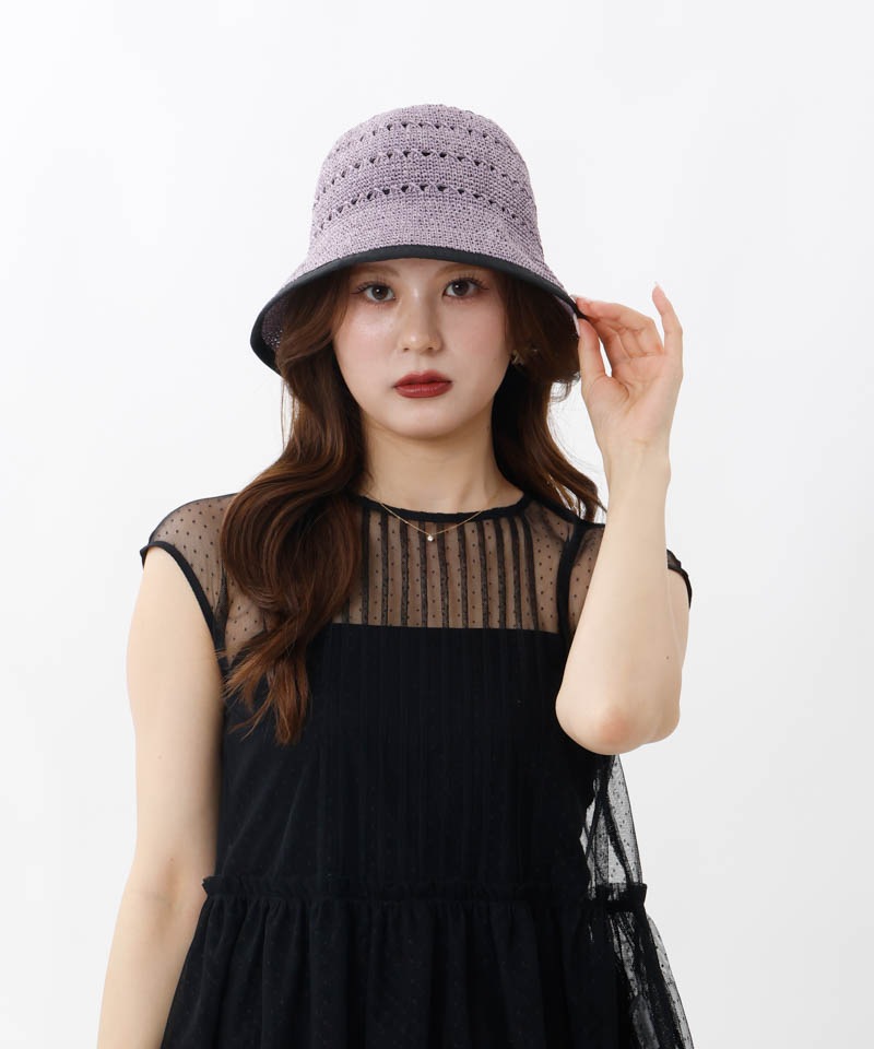 【 ANNA SUI（アナ スイ）】ペーパーボンネットハット