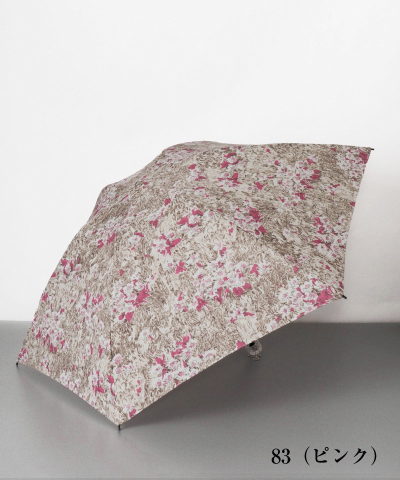 最終☆JILLSTUART☆折畳日傘 花柄 刺繍 遮熱・遮光　新品 JILL STUART 日傘 ジル スチュアート 傘 レディース 晴雨兼用