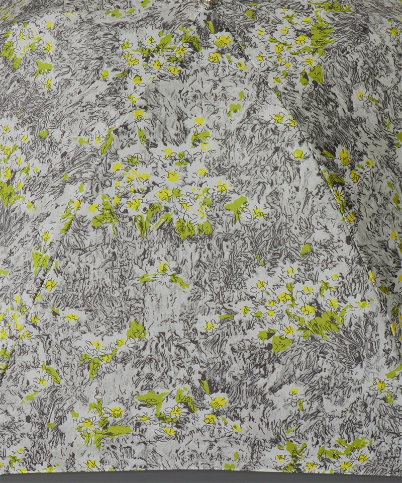 【 JILL STUART（ジル スチュアート）】アブストラクトフラワー柄 雨傘（クイックオープン・折りたたみ）