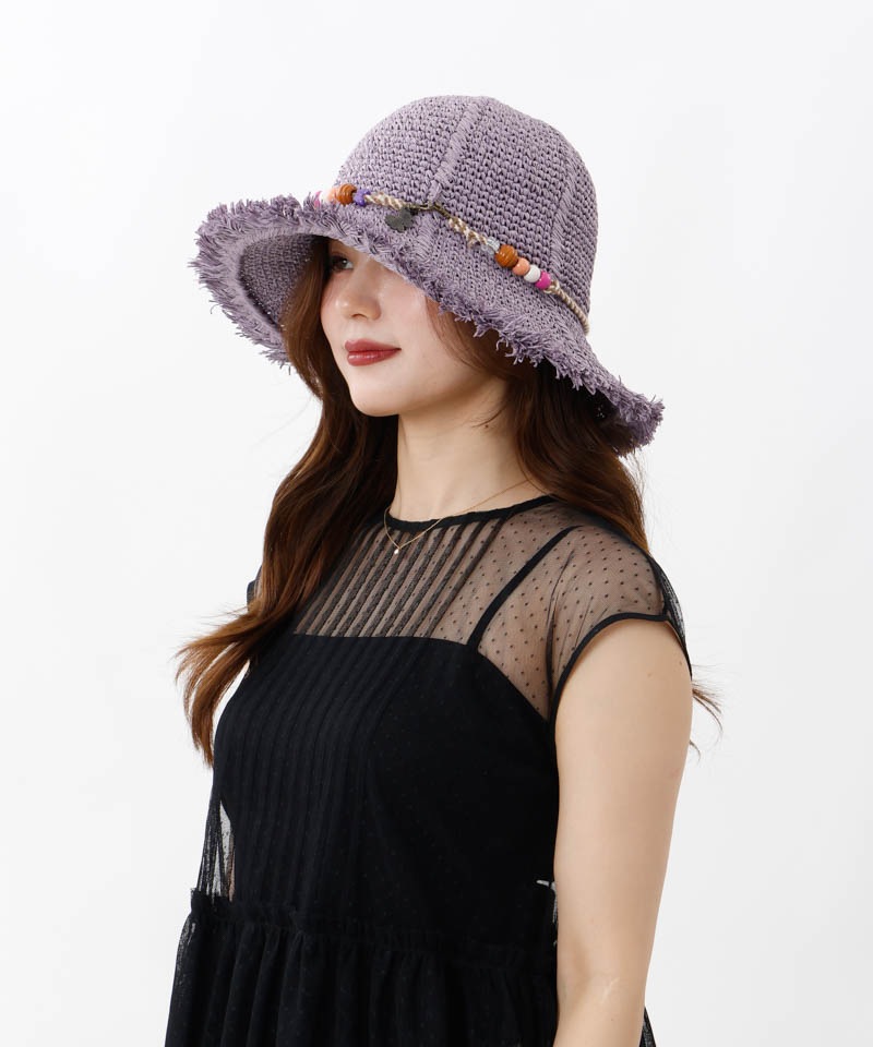 【 ANNA SUI（アナ スイ）】ペーパー手編みクロッシェハット