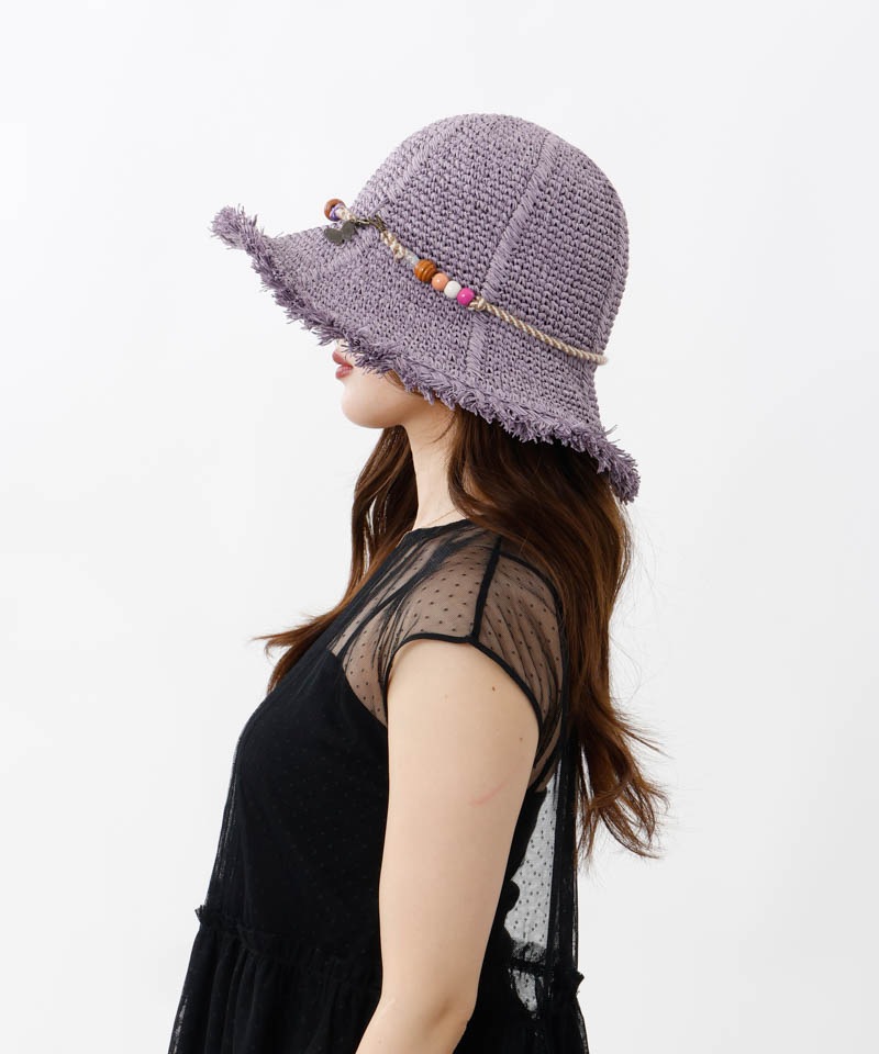 【 ANNA SUI（アナ スイ）】ペーパー手編みクロッシェハット